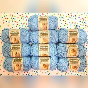 10 Skeins BERNAT NATRAL BLENDS BAMBOO YARN COLOR: WATER